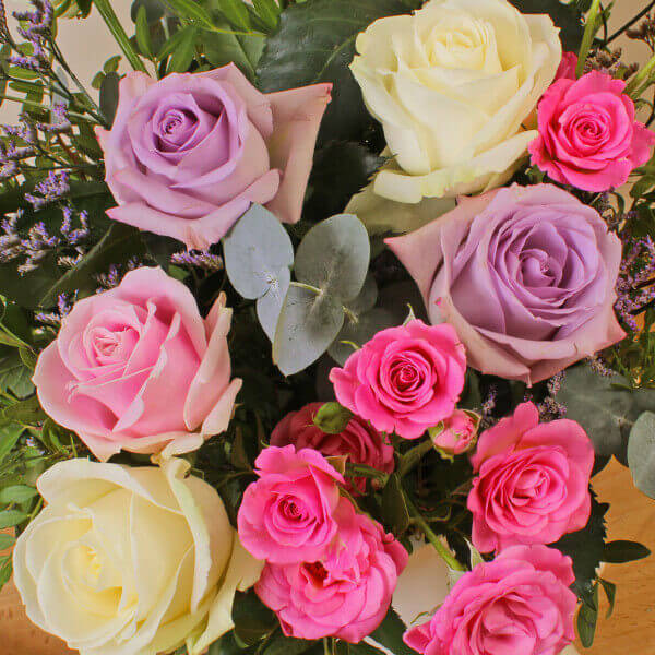 Pastel Mixed Roses - Image 2